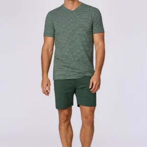 Woody - HEREN - Pyjama Set met korte mouwen en bijpassende short
